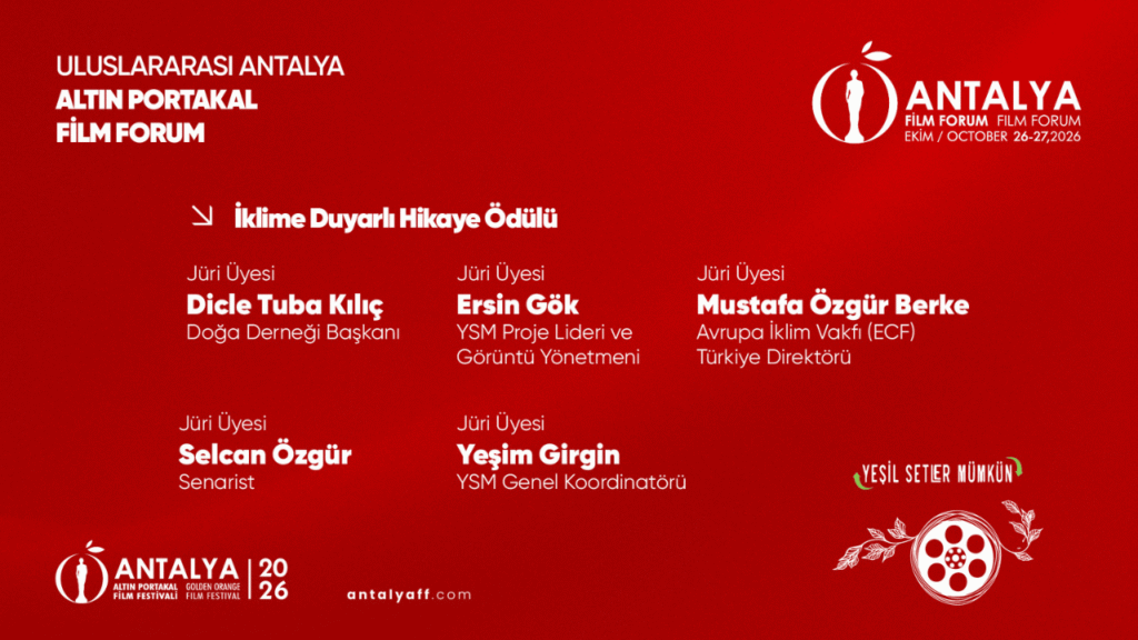 63. Uluslararası Antalya Altın Portakal Film Festivali'nde "Yeşil Setler Mümkün Ödülleri" Verilecek