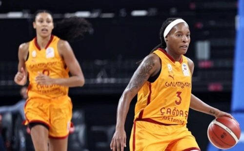 Galatasaray Kadın Basketbol Takımı Nesibe Aydın Okulları'nı Mağlup Etti