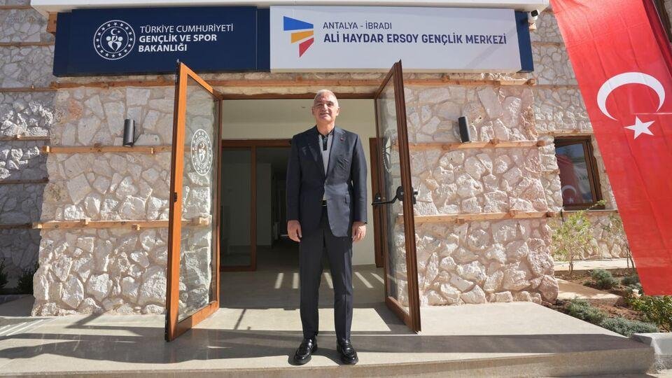 Kültür ve Turizm Bakanı Mehmet Nuri Ersoy İbradı ve Ormana'da Eserler Açtı